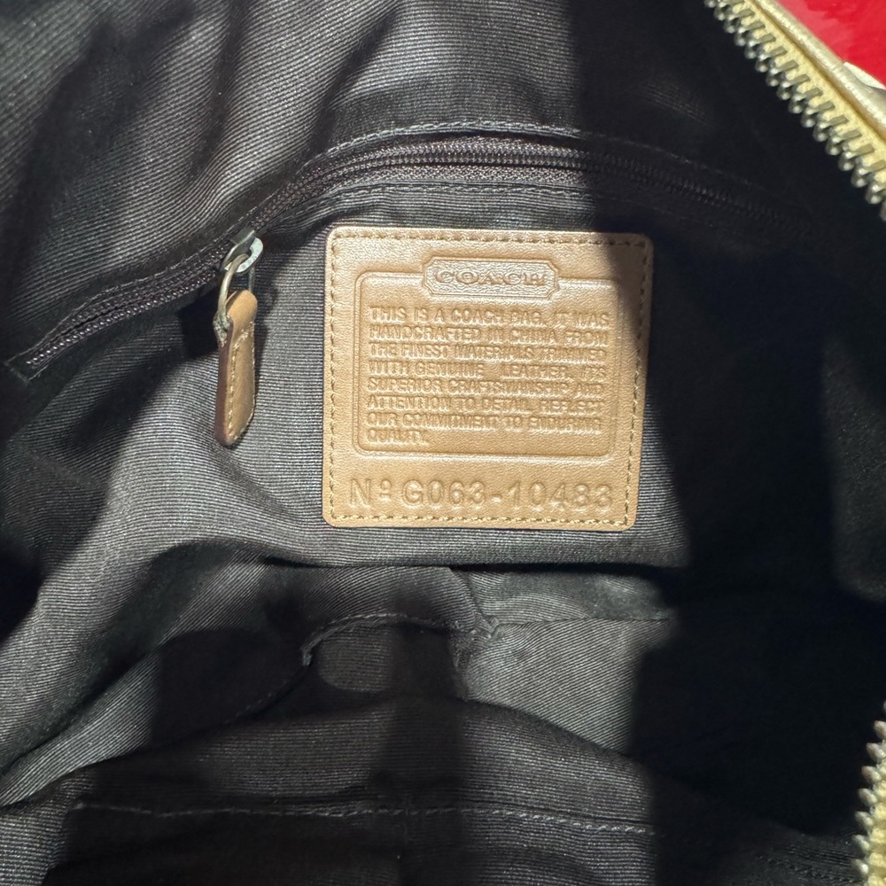 Coach Brown and Tan Hobo Bag - Picture 4 of 8